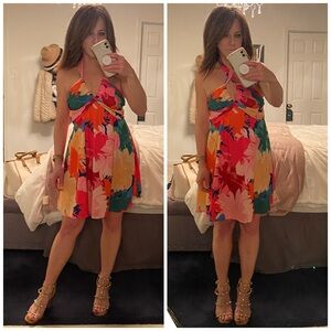 NWOT Halter Dress Multicolor Size XS